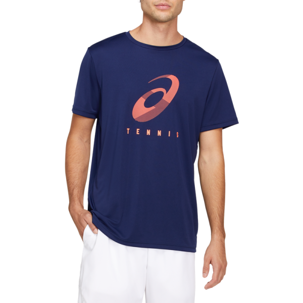 Мъжка тенис тениска ASICS PRACTICE SPIRAL