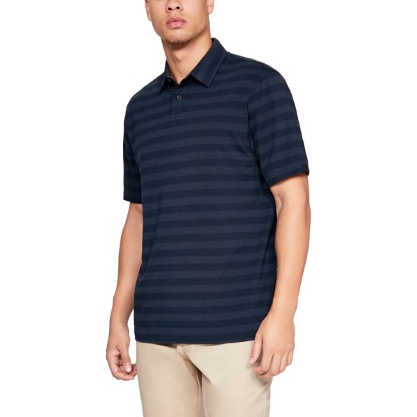 UA Charged Cotton® Scramble Stripe Мъжка поло риза за голф
