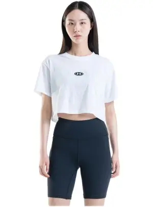 Дамска къса тениска с лого UNDE ARMOUR