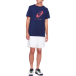 Мъжка тенис тениска ASICS PRACTICE SPIRAL