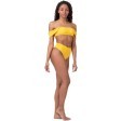 Жълт бански костюм - горнище NEBBIA Miami Retro