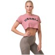 Дамска тениска NEBBIA Loose fit & crop top