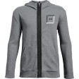 UA Unstoppable Double Knit Full Zip Суитшърт с качулка за момчета